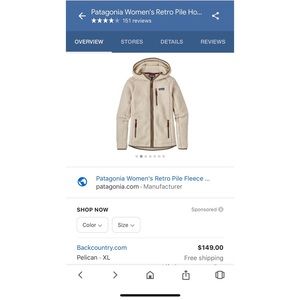 Patagonia Retro Pile Fleece Hoody - Pelican